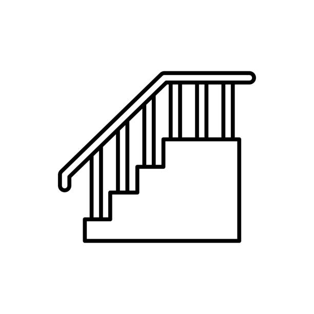 Stair, ladder icon